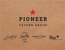 Tablet Screenshot of pioneertaverngroup.com